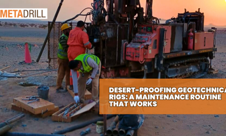 Desert-Proofing Geotechnical Rigs: A Maintenance Routine That Works 