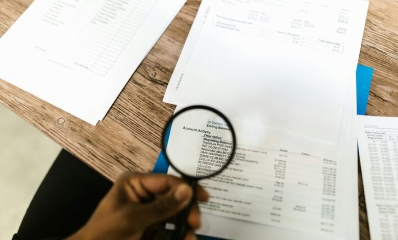account data review identifiers listed
