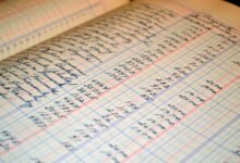 account numbers for review in list