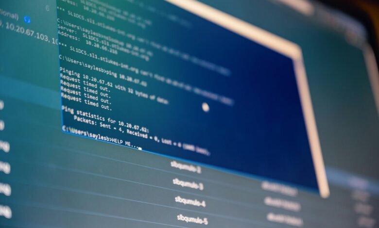 web system analysis identifiers and usernames listed